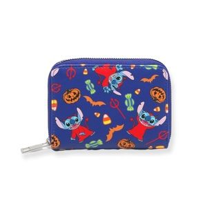 Disney Stitch Halloween Devil Mini Zipper Wallet